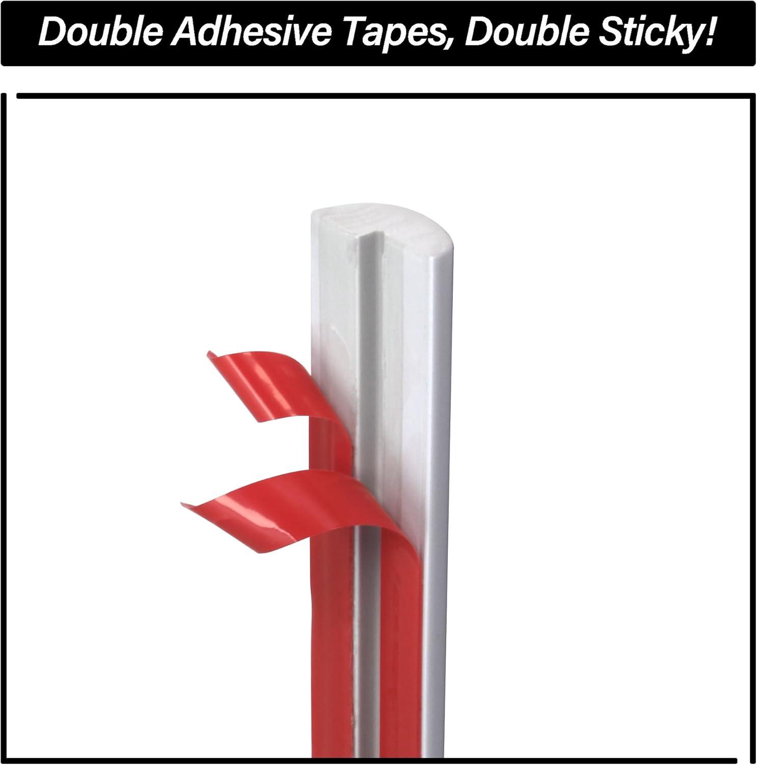 The Tiles Plaza Peel and Stick Tile Edge Trim for Backsplash Tile 15 Feet Self Adhesive PVC Trim Molding Decorative Trim, Matte Black