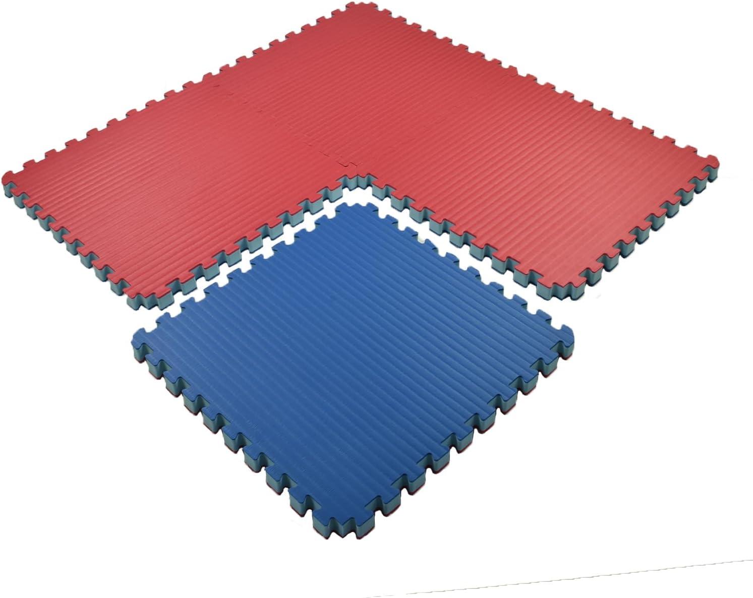 Greatmats Home BJJ MMA Puzzle Mats for Judo, Jiu Jitsu, Black/Gray Tatami finish 10 Pack, 2x2 ft x 1.5 inch