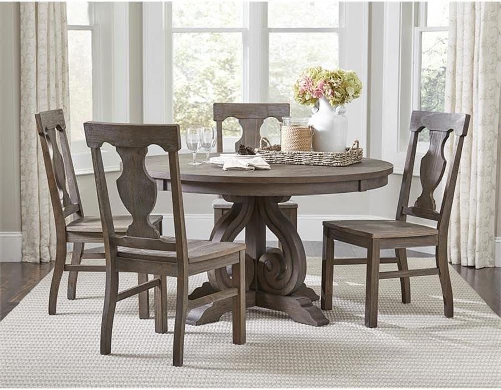 Toulon Gray Wood Dining Side Chair Set