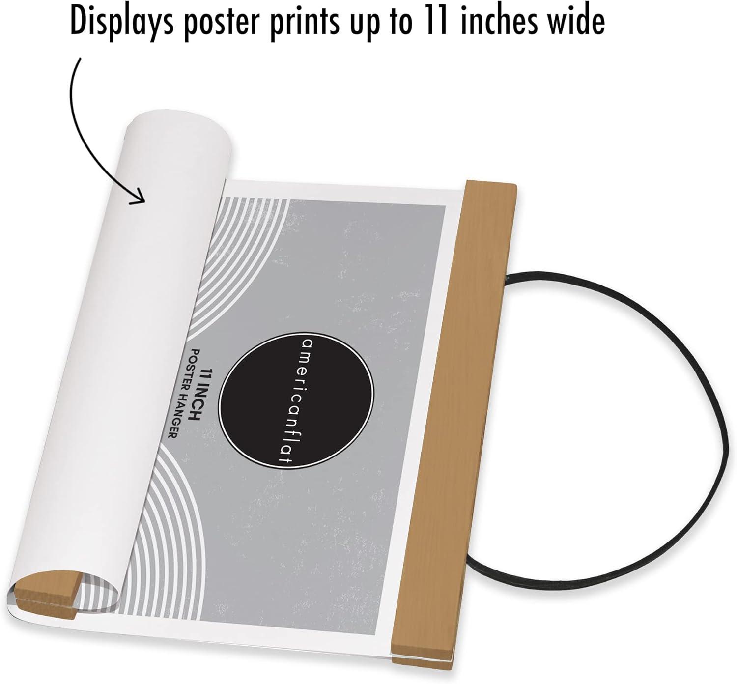 Magnetic Poster Frames, Wooden Poster Hanger Frame for Posters, Prints, and Photos