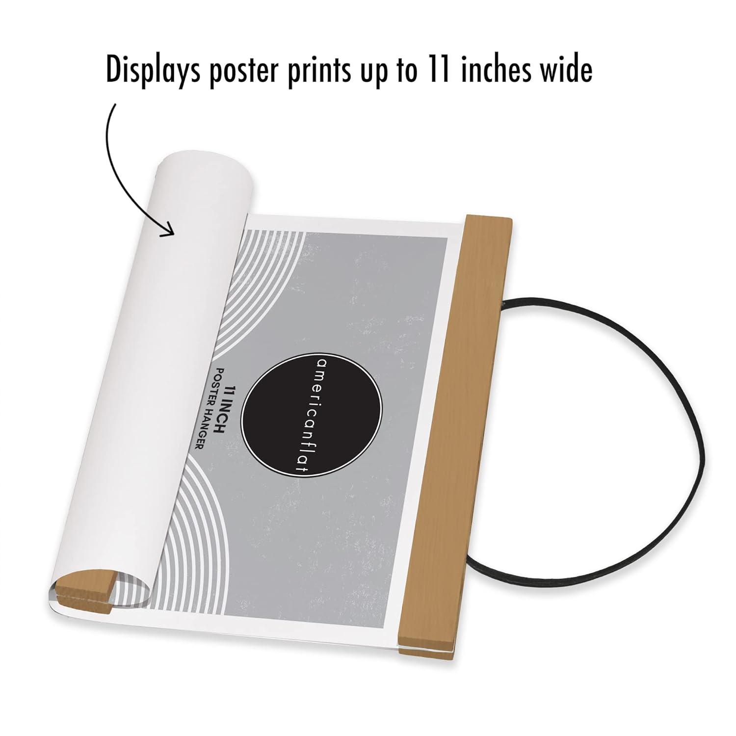 Magnetic Poster Frames, Wooden Poster Hanger Frame for Posters, Prints, and Photos