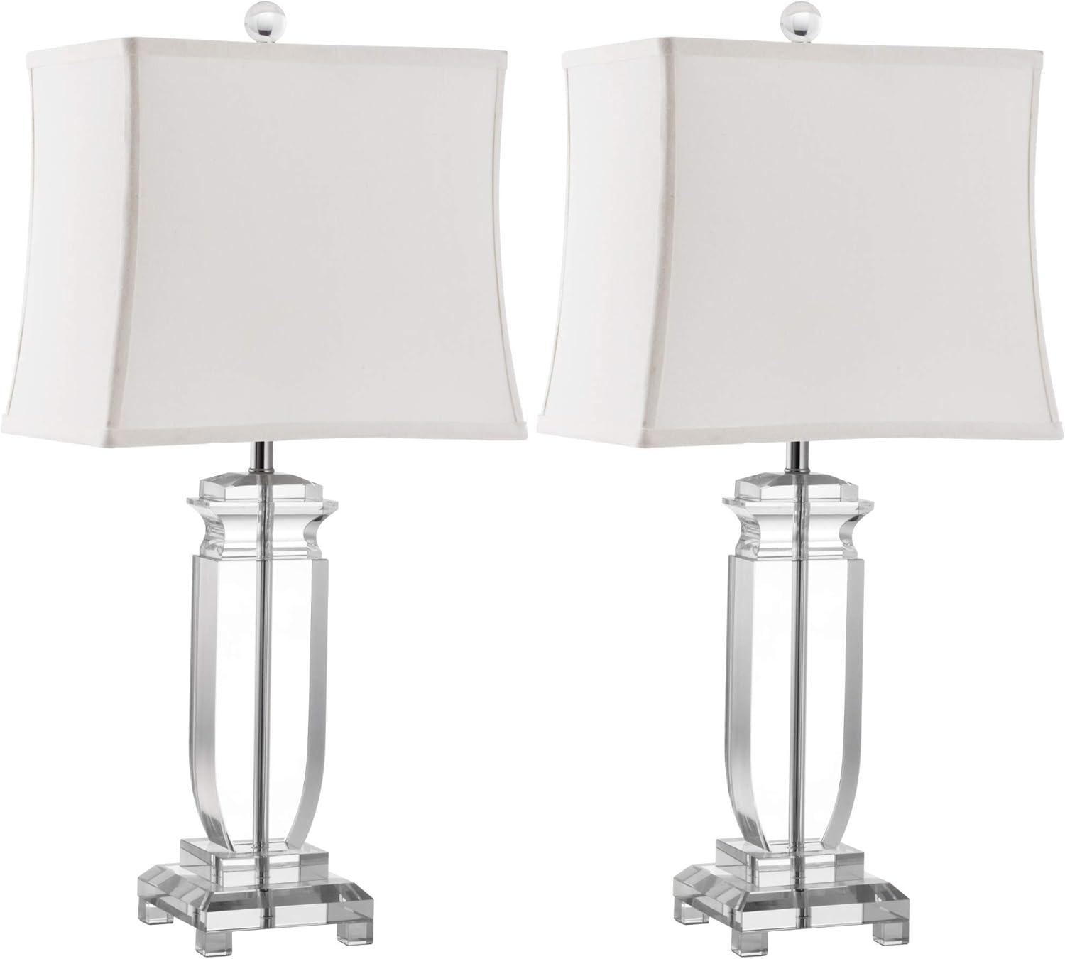 Olympia Crystal Table Lamp (Set of 2) - Clear - Safavieh