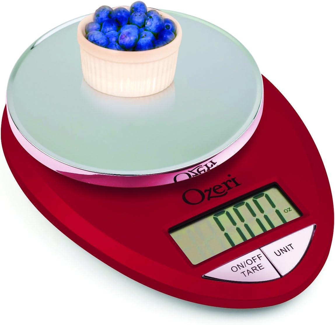 Ozeri Pro Digital Kitchen Food Scale, 0.05 oz to 12 lbs (1 gram to 5.4 kg)