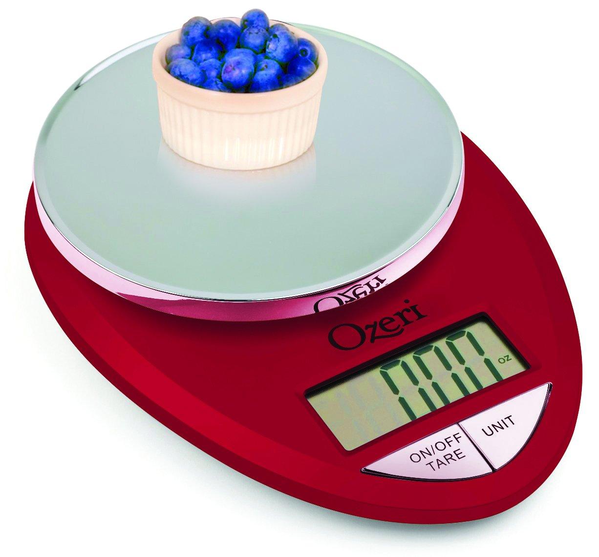 Ozeri Pro Digital Kitchen Food Scale, 0.05 oz to 12 lbs (1 gram to 5.4 kg)