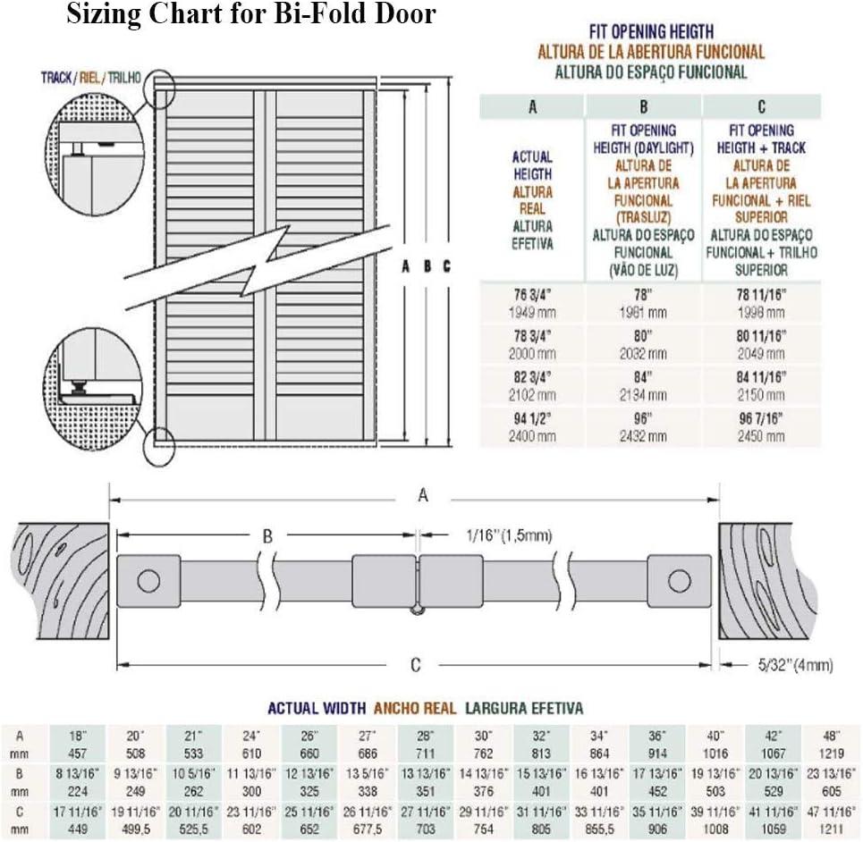 Kimberly Bay Traditional 6 Panel Wood Bi-Fold Door