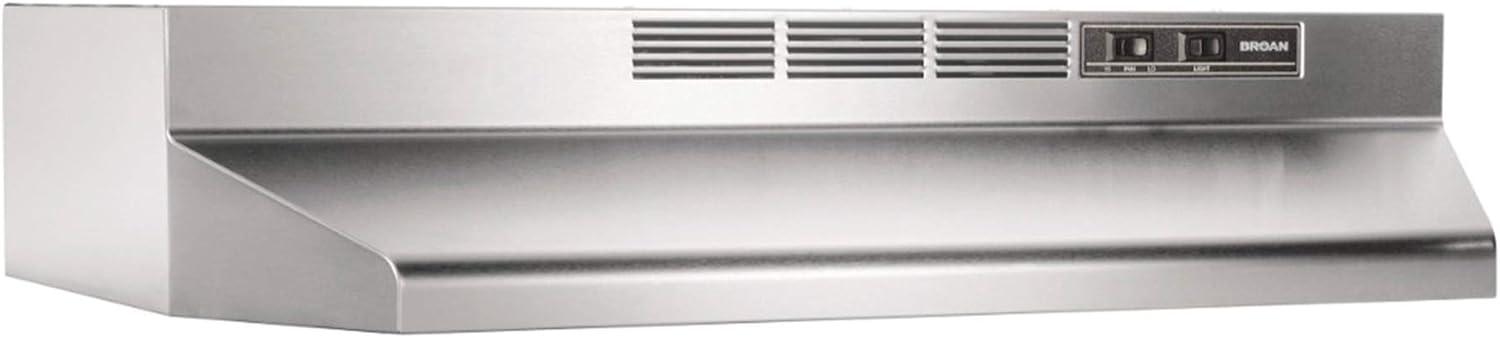 413004 Non-Ducted Ductless Range Hood with Lights Exhaust Fan for Under Cabinet, 30-Inch, Stainless Steel