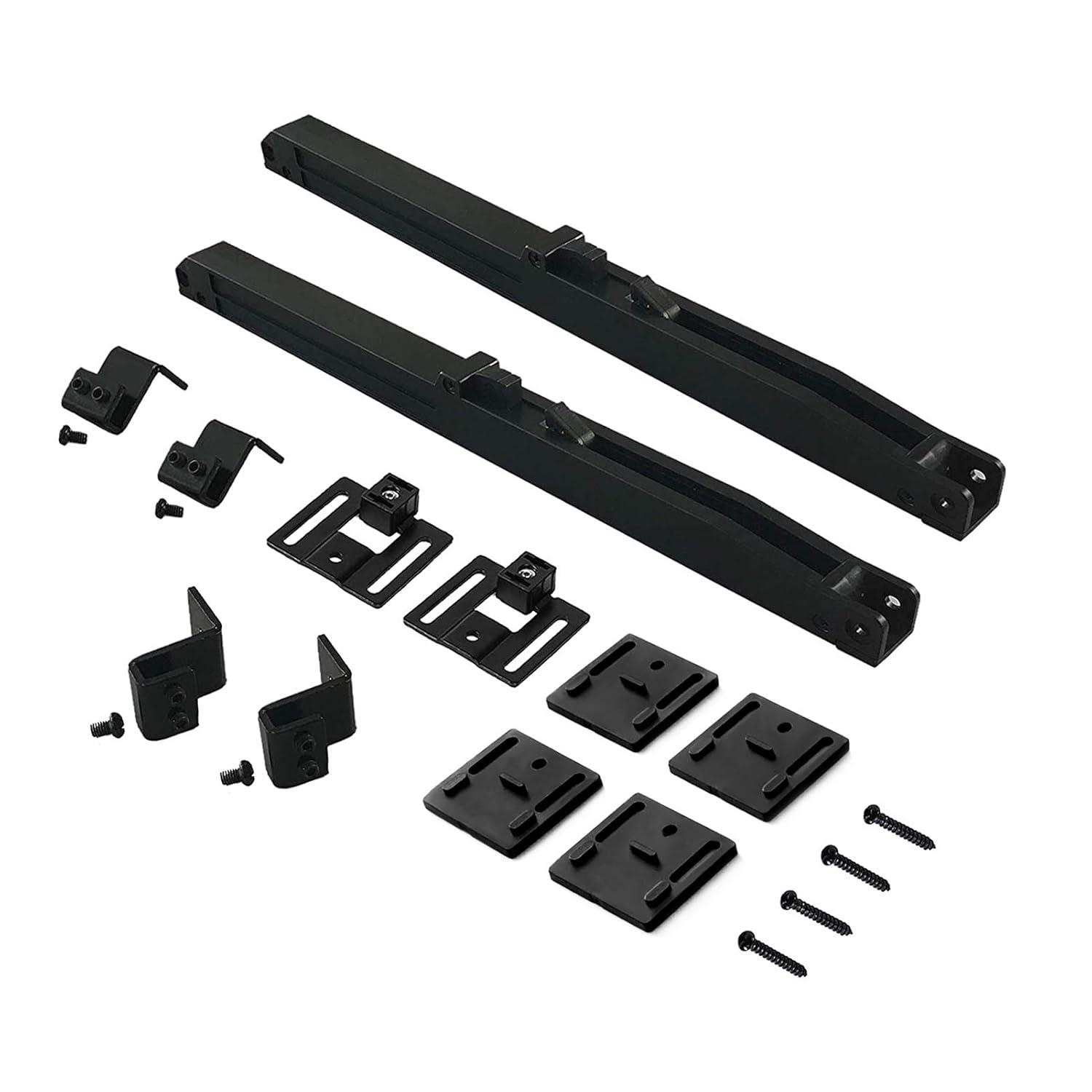 2PCS Soft Close barn Door Hardware kit Barn Door Soft Close Mechanism Spring Buffer Damper Hole-Free Version Fit for Door Weight 60-176 Pounds Adjustable Door Stoppers 2022NEWEST (Use for 20-40)