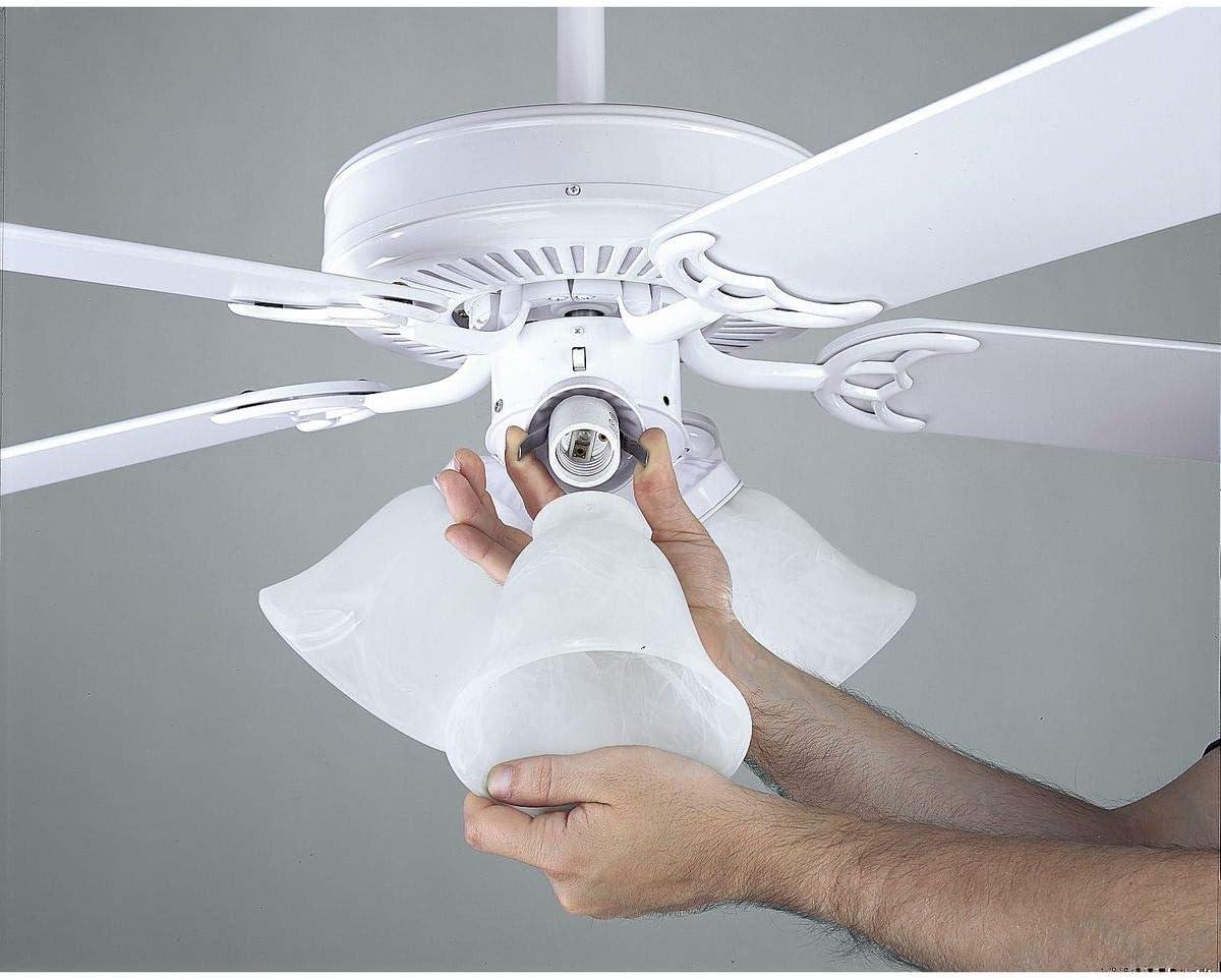 P2501-30-Progress Lighting-AirPro - Wide - Ceiling Fan in Transitional style - 52 Inches wide by 13.5 Inches high-White/Washed Oak Finish