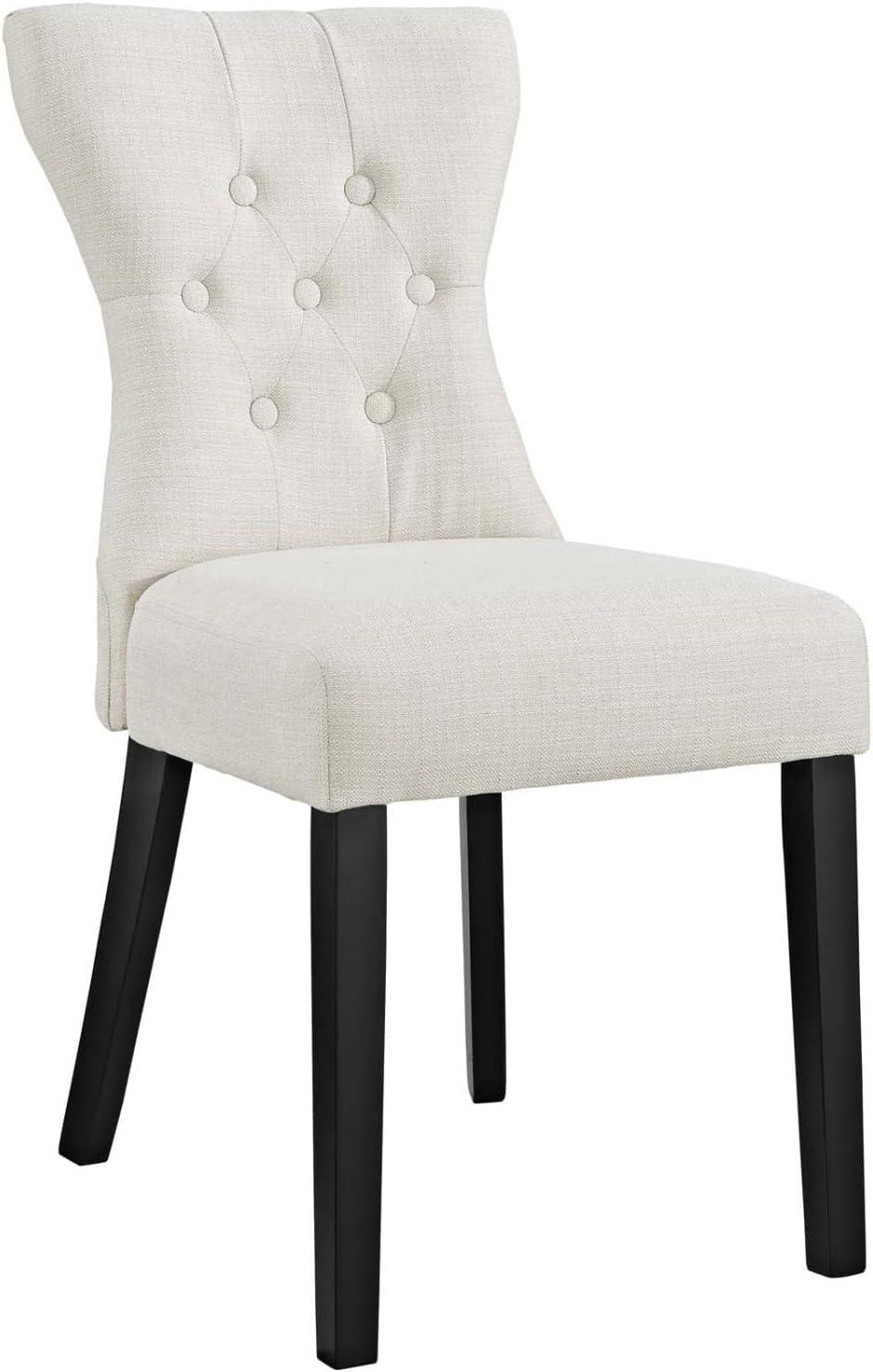 Modway Silhouette Dining Side Chairs Upholstered Fabric