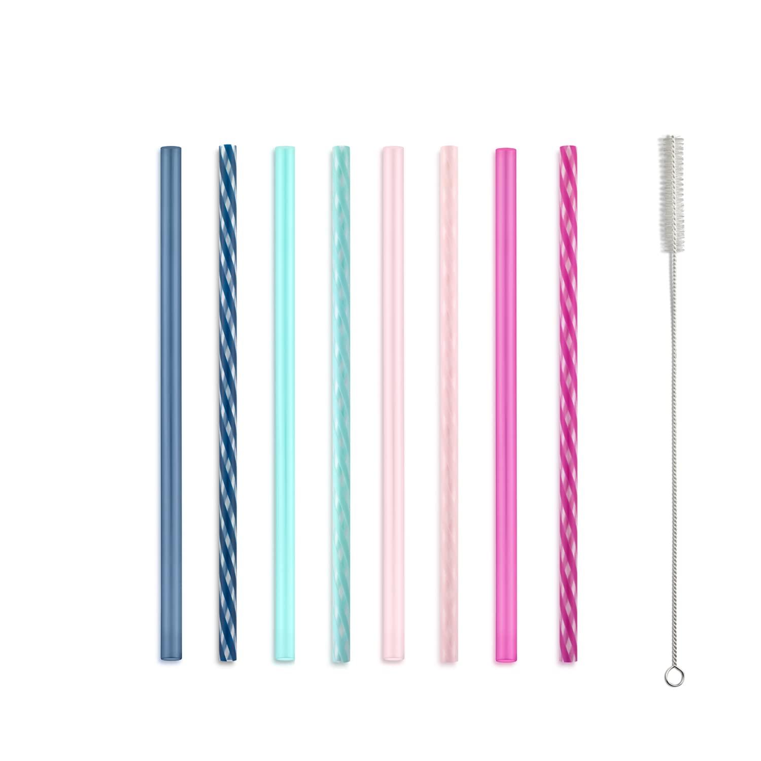 Ello 8pk Plastic Straws