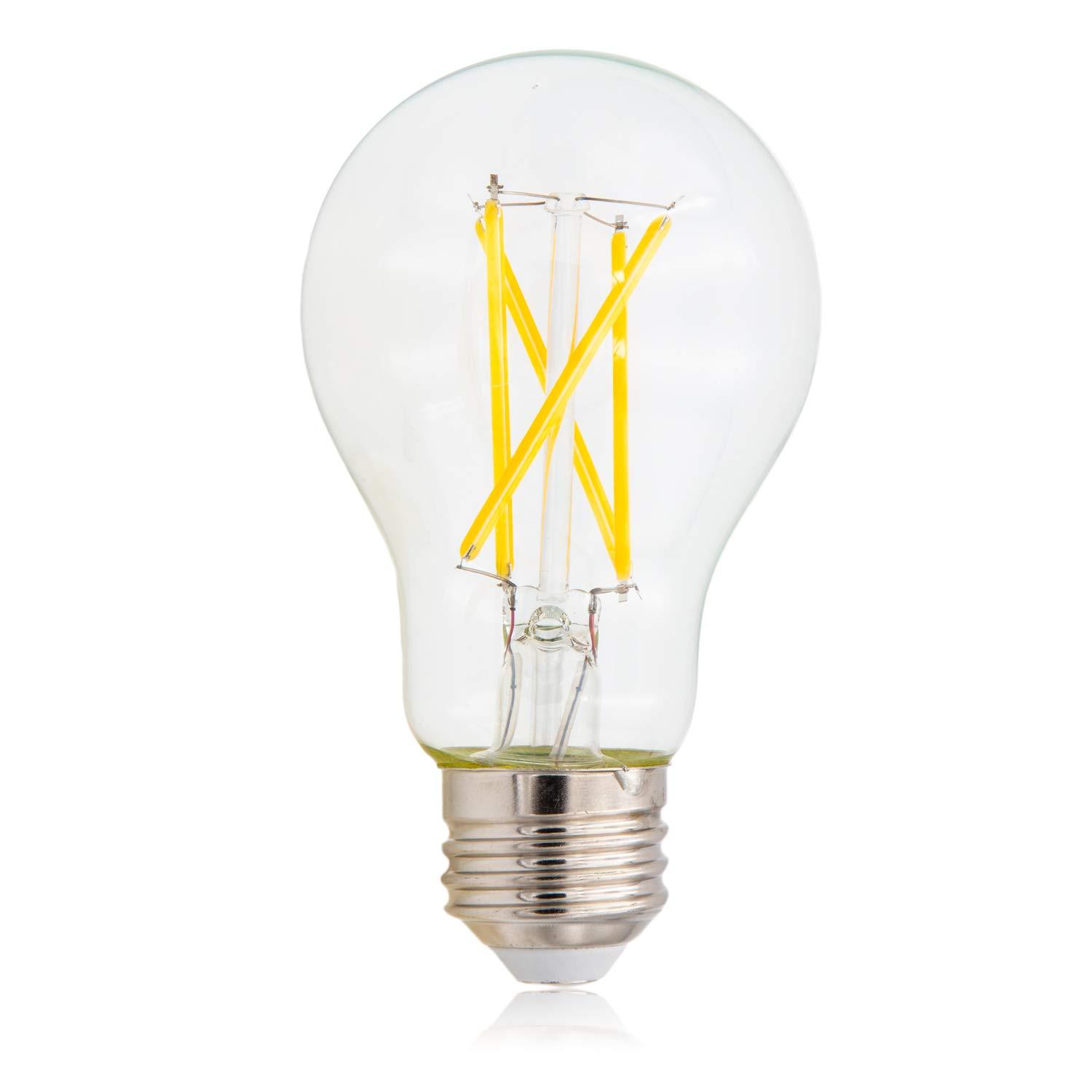 Maxxima Dimmable LED A19 Edison Light Bulb, 60 Watt Equal, 2700K Warm White 800 Lumens (6 Pack)