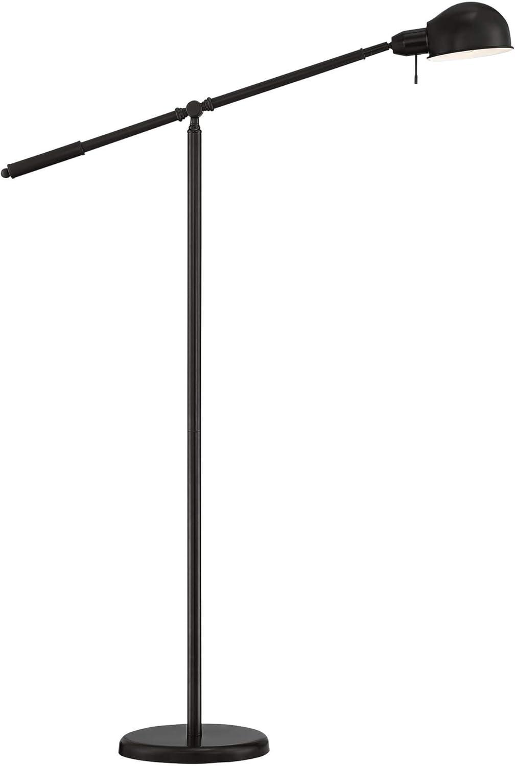 Dawson 55" Dark Bronze Adjustable Pharmacy Floor Lamp