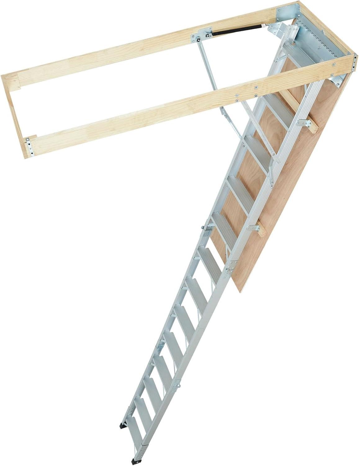 VEVOR 12 - Step Aluminum Lightweight Attic Ladder