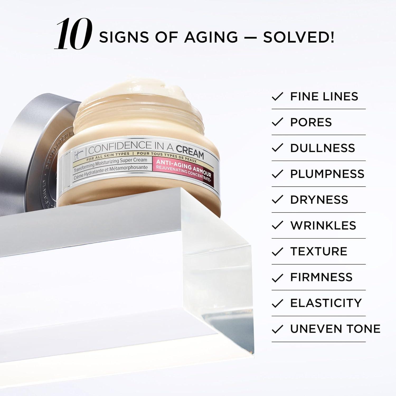 IT Cosmetics Confidence In A Cream Anti-Aging Face Moisturizer - 2oz - Ulta Beauty
