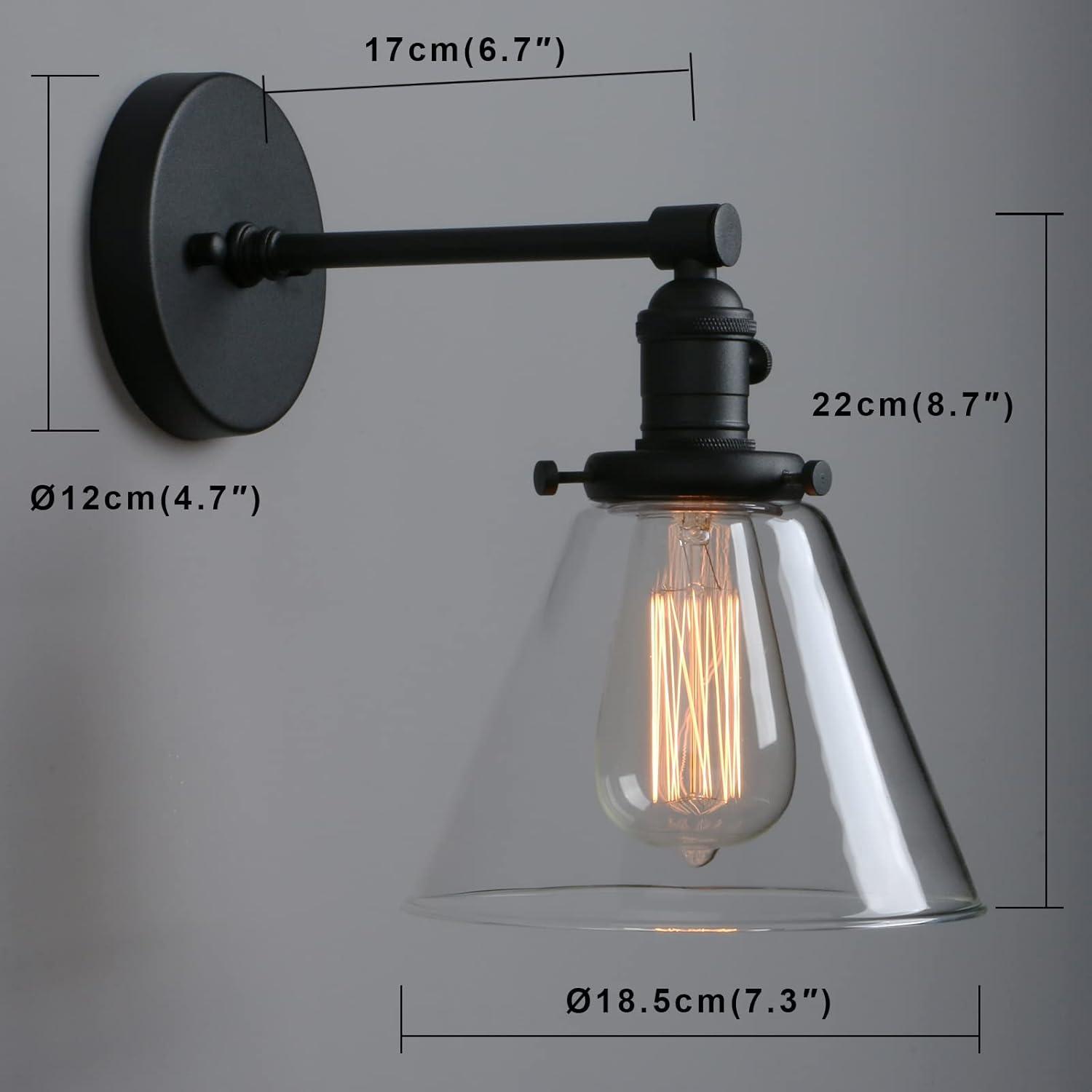 Arti 7.75-in Swing Arm Single Light Wall Sconce with On/Off Switch