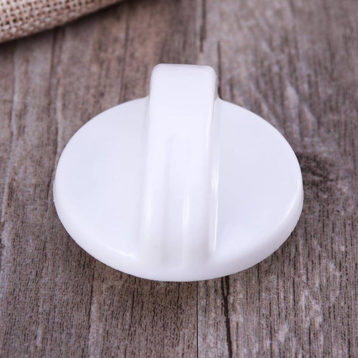 Sparsain Plastic Washing Machine Timer Control Knob for Washer and Dryer Selector (Omnipotent White)