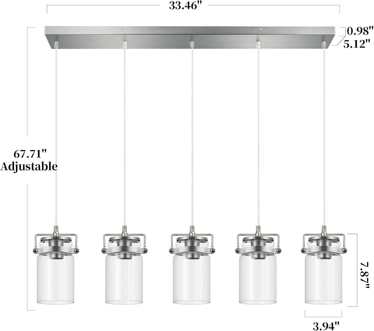 Lizvet 5 - Light Kitchen Island Pendant