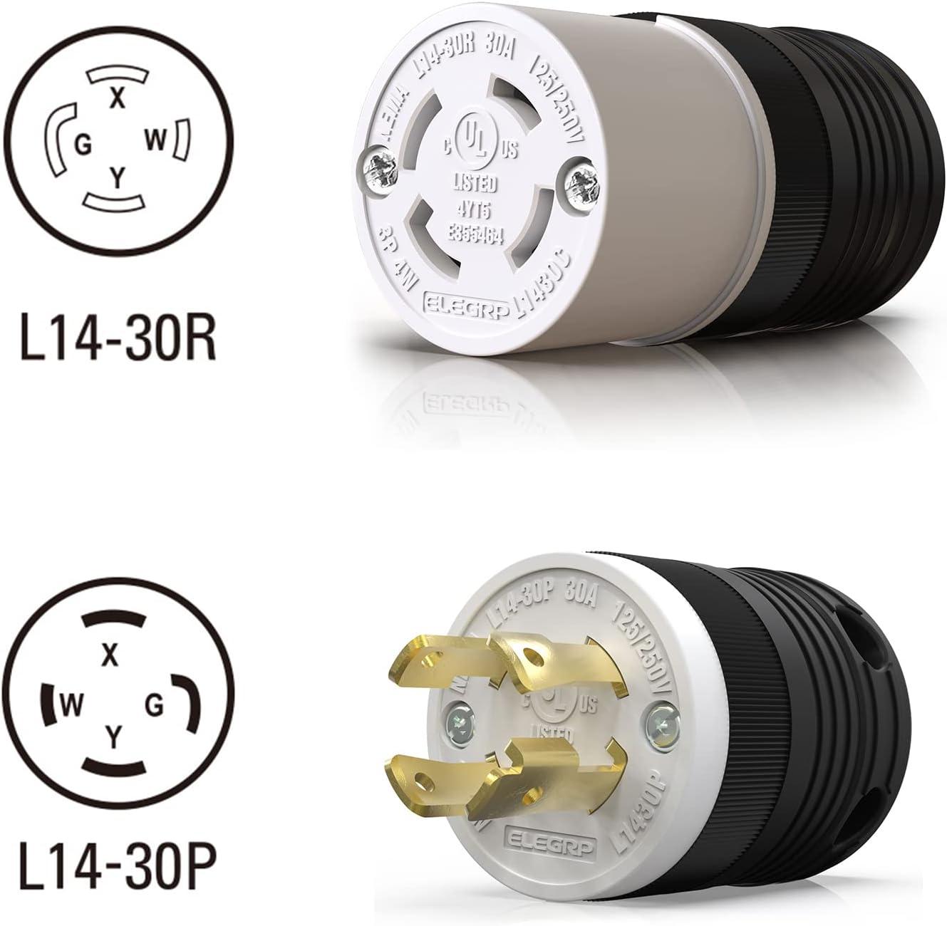 ELEGRP L1430P 30 Tamper Resistant Single Outlet
