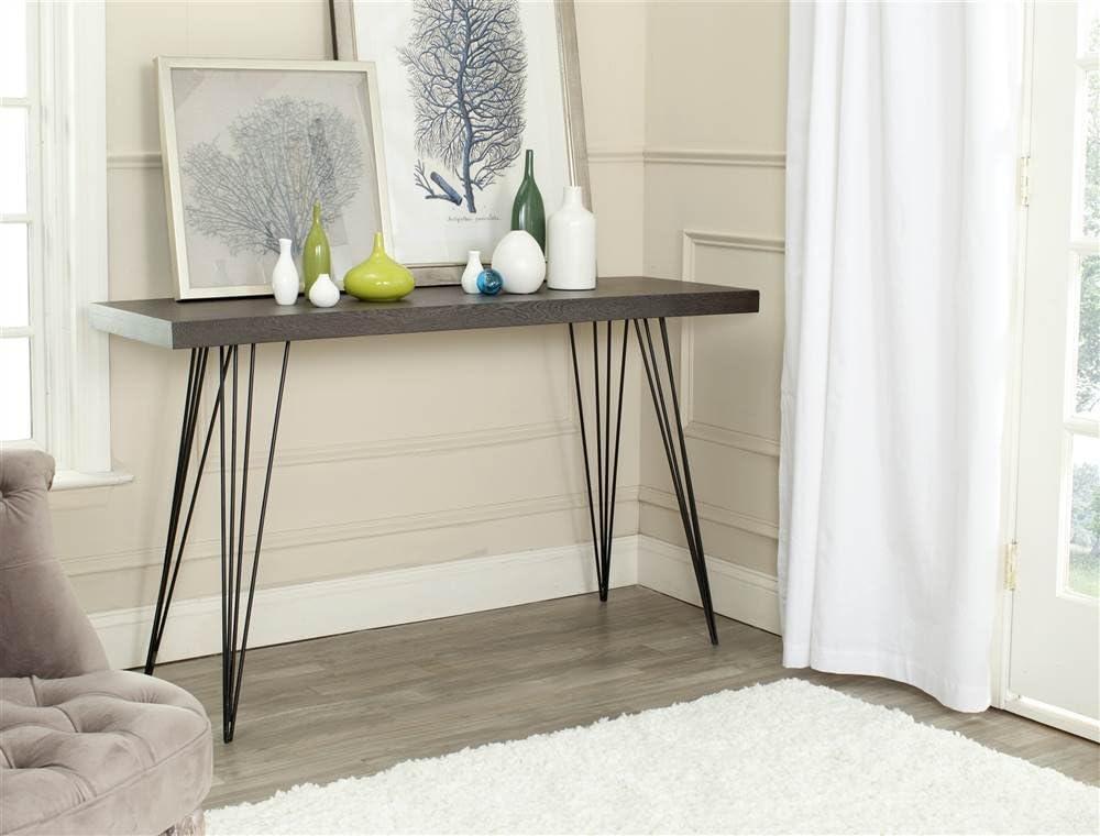 Wolcott Retro Mid Century Lacquer Console Table  - Safavieh