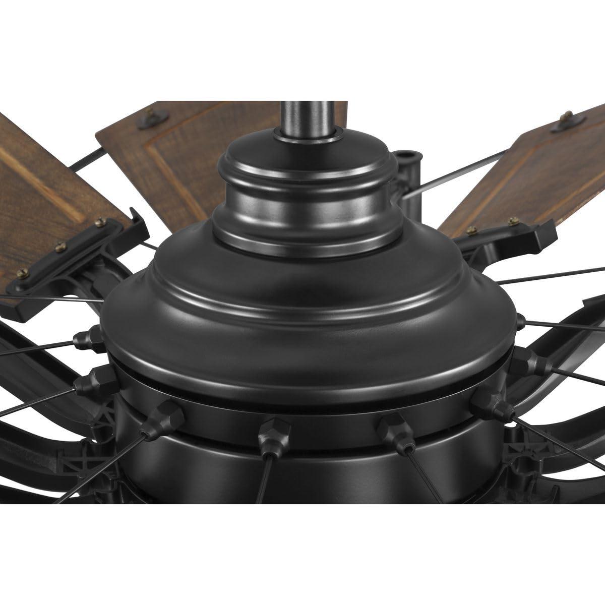 Progress Lighting - Springer II - 12 Blade Ceiling Fan In Farmhouse Style-16.26