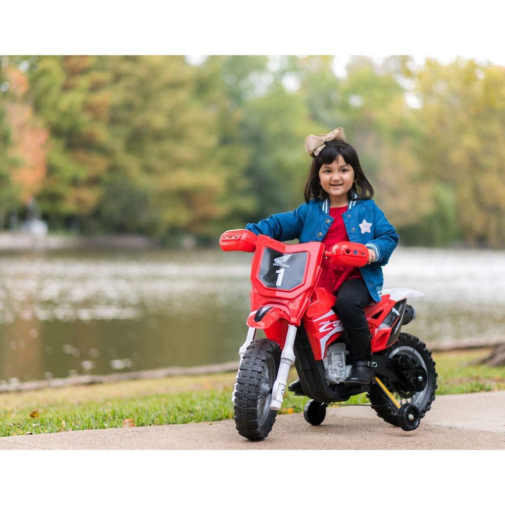 Best Ride On Cars Honda CRF250R Toddler Kids Electric 6V Toy Dirt Bike, Red