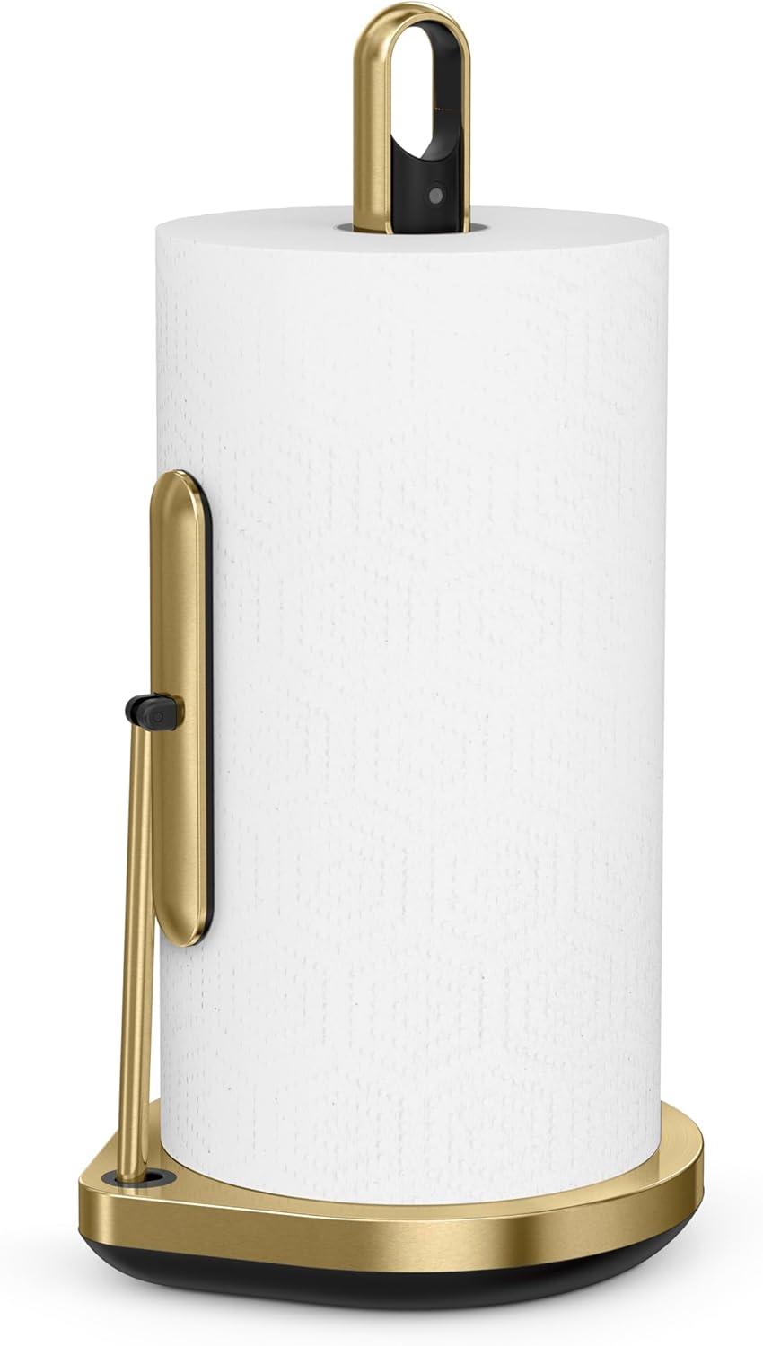 Gold Stainless Steel Paper Towel Holder with Spray Pump