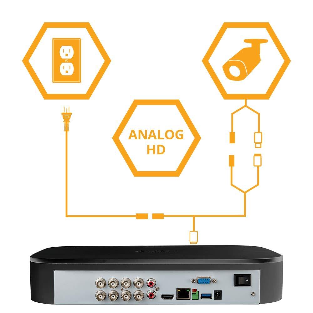 Lorex 1080p 8-channel 1TB Wired DVR System D24281B-2NA4-E