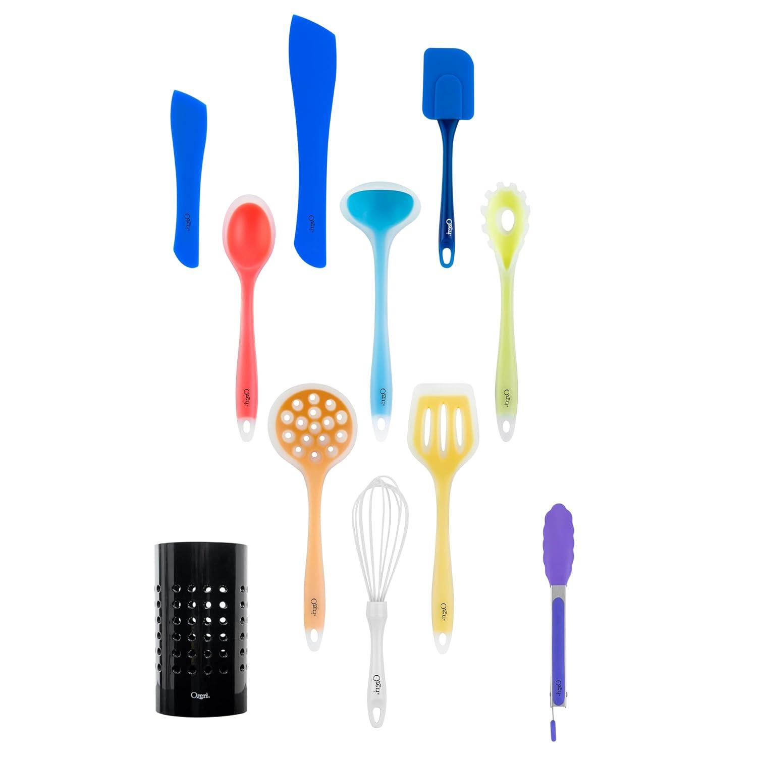 Ozeri Ozeri 11 Piece Cooking Utensil Set with Utensil Crock