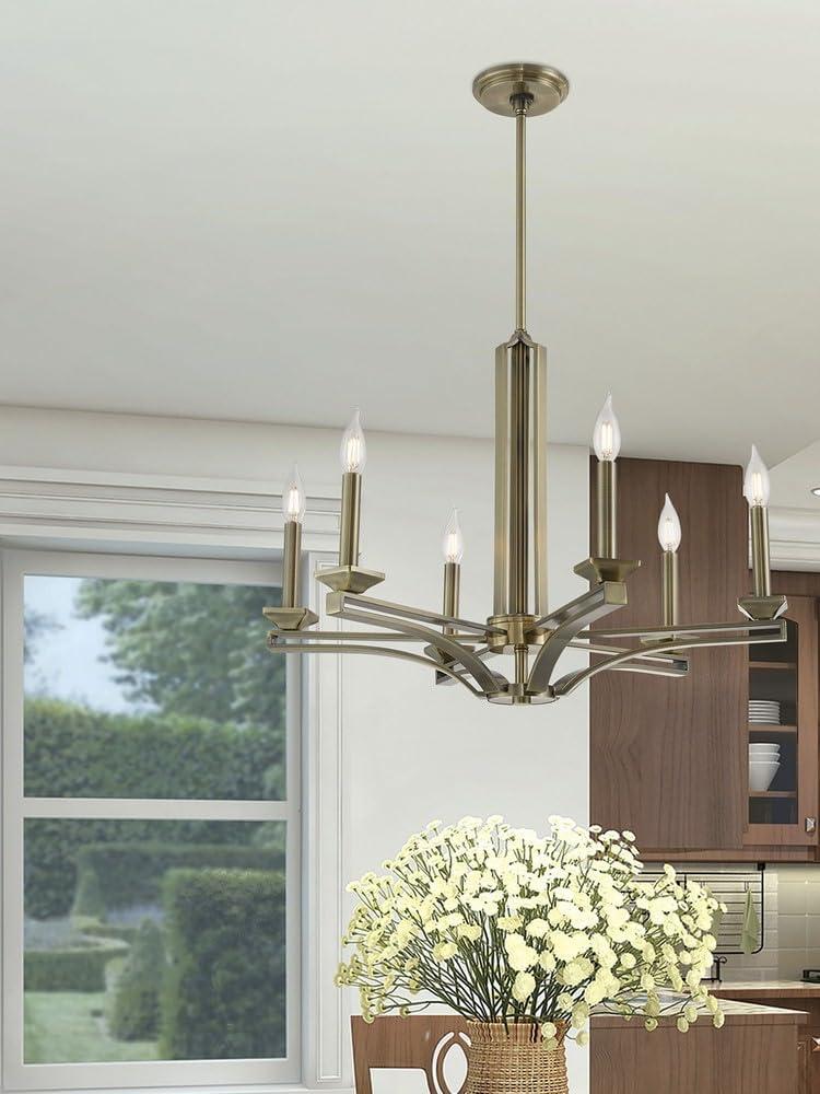 Livex Lighting Trumbull 6 - Light Chandelier in  Bronze