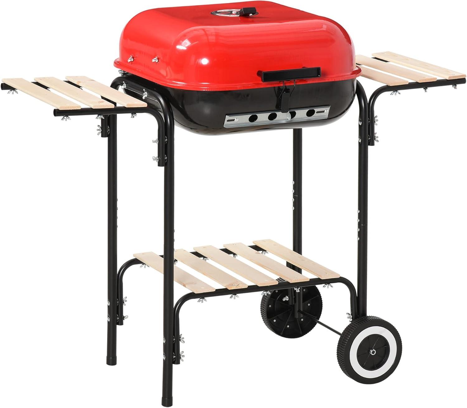 Outsunny 19.25'' W Portable Charcoal Grill