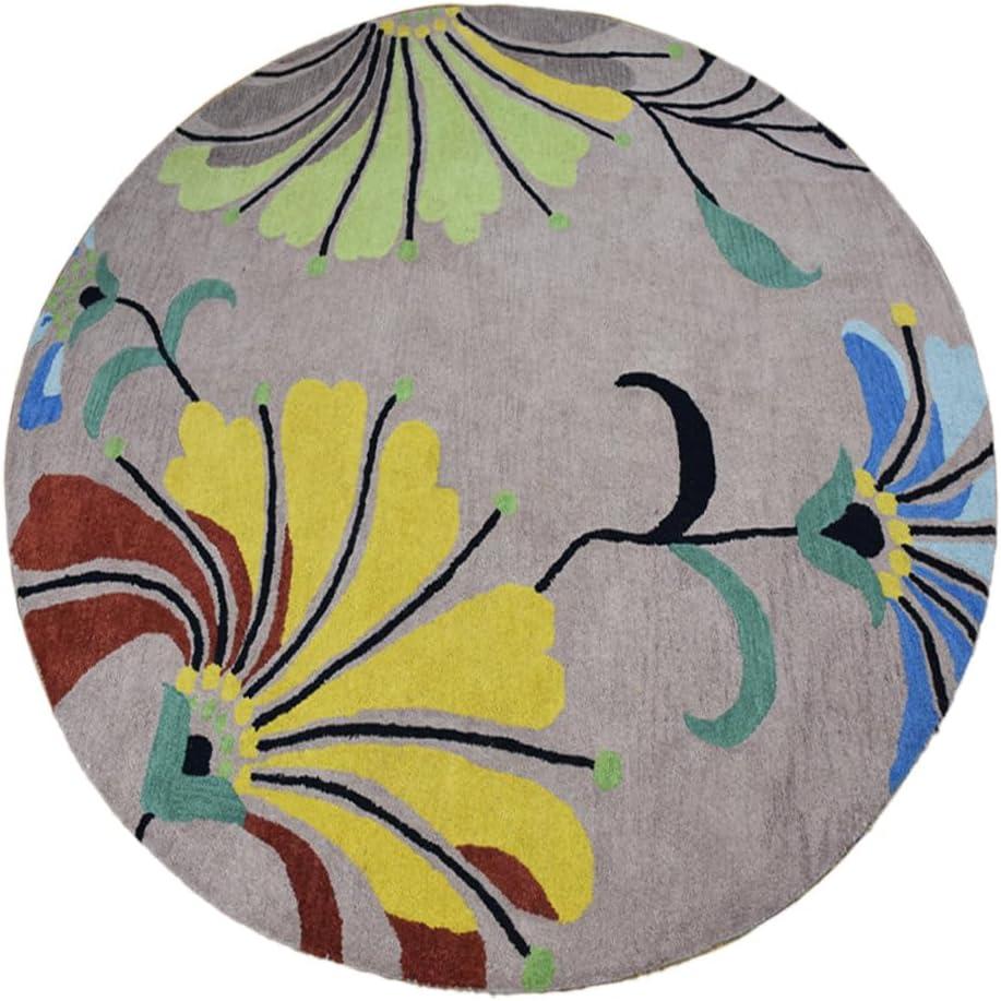 Rugsotic Carpets Hand Tufted Wool Eco-Friendly Area Rugs - 4'x6', Rectangle, Camel, Modern Contemporary Design, High Pile Handmade Anti Skid Rugs for Living Room, Bed Room (K00219)