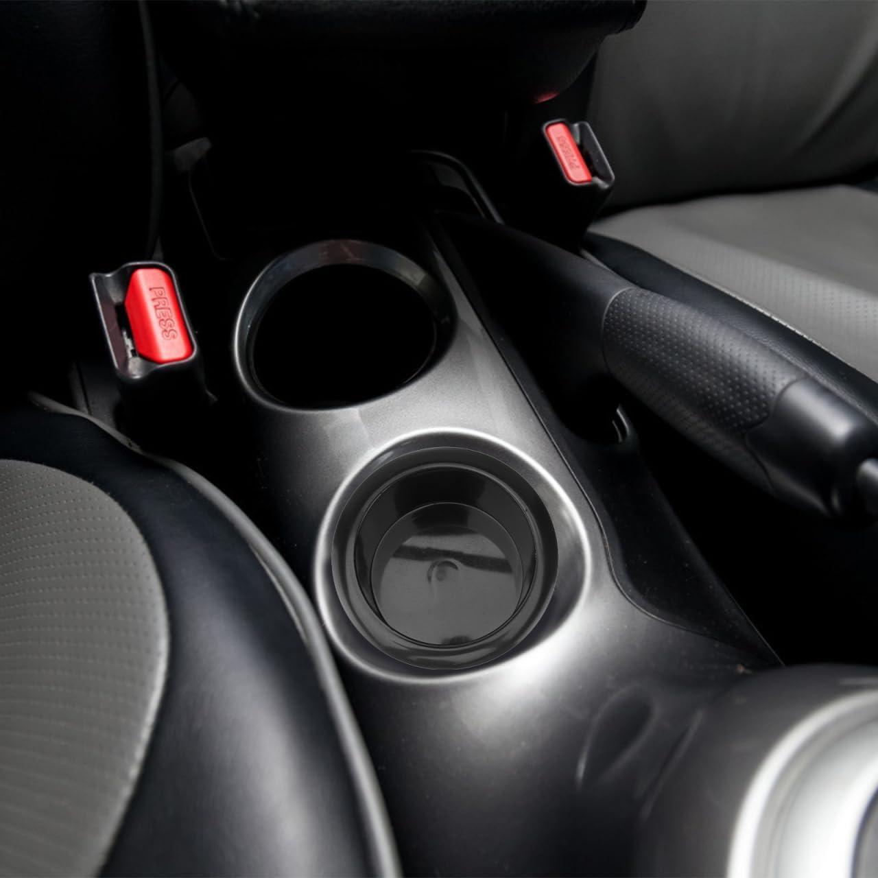 Black Plastic Drop-In Cup Holder Insert for Sofa, Boat, RV, and Car
