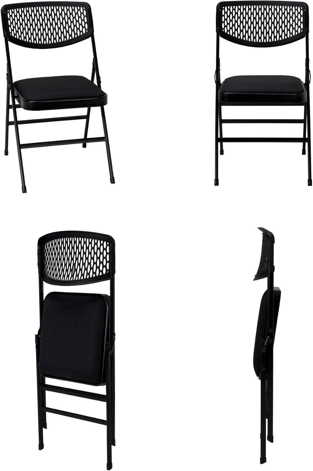 COSCO Ultra Comfort Commercial XL Premium Fabric Padded Folding Chair