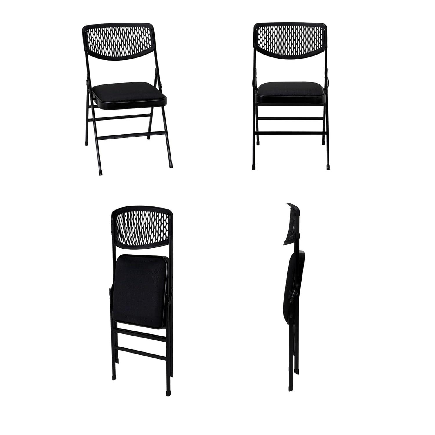 COSCO Ultra Comfort Commercial XL Premium Fabric Padded Folding Chair