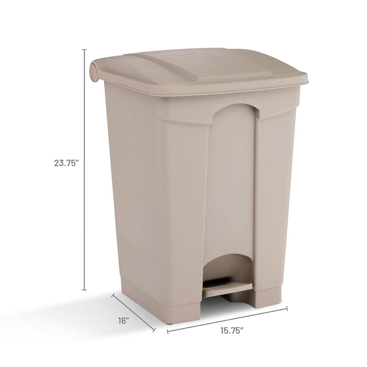 Safco Step-On Waste Receptacle 9925TN