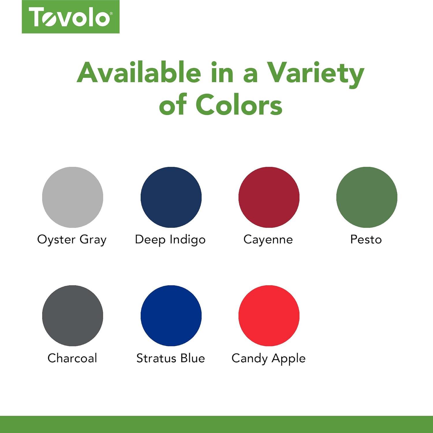 Tovolo Perfect Cube Silicone Ice Mold Freezer Tray Of 1.25" Cubes For Whiskey, Bourbon, Spirits & Liquor, BPA-Free Silicone, Fade Resistant (Set of 2)