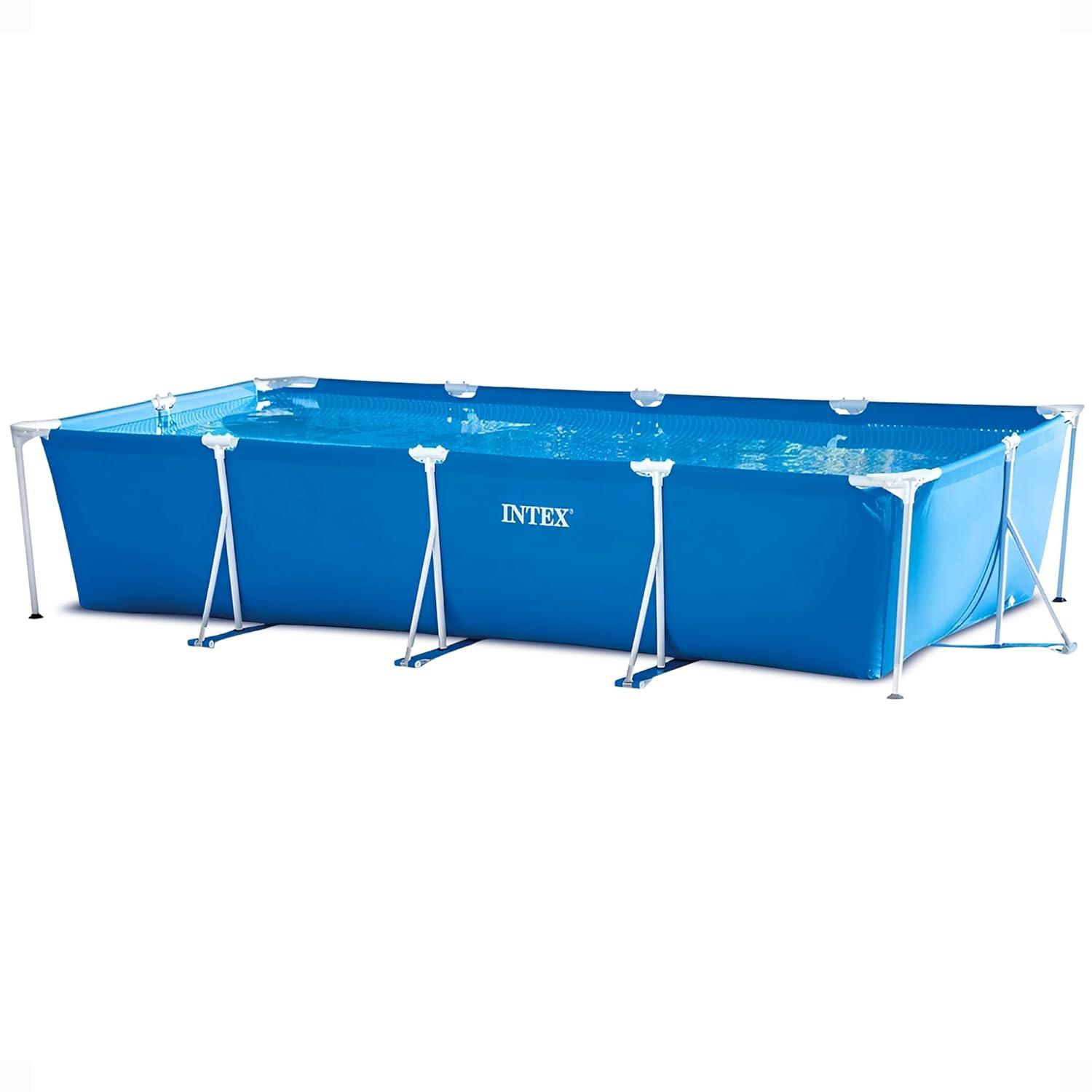 Intex New Intex Rectangular Frame Above Ground Swimming Pool