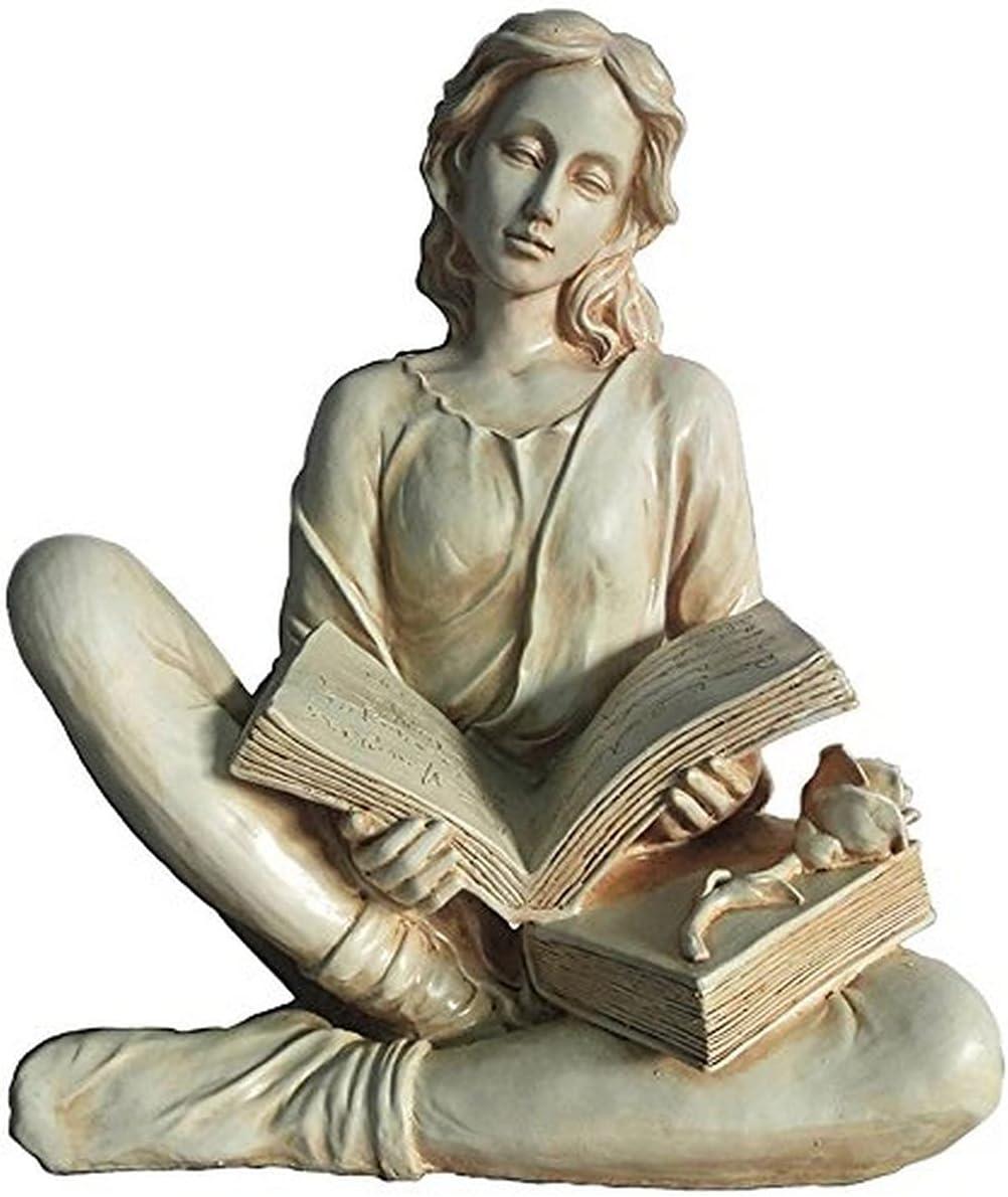 Hi-Line Gift Ltd. Reading Lady Statue