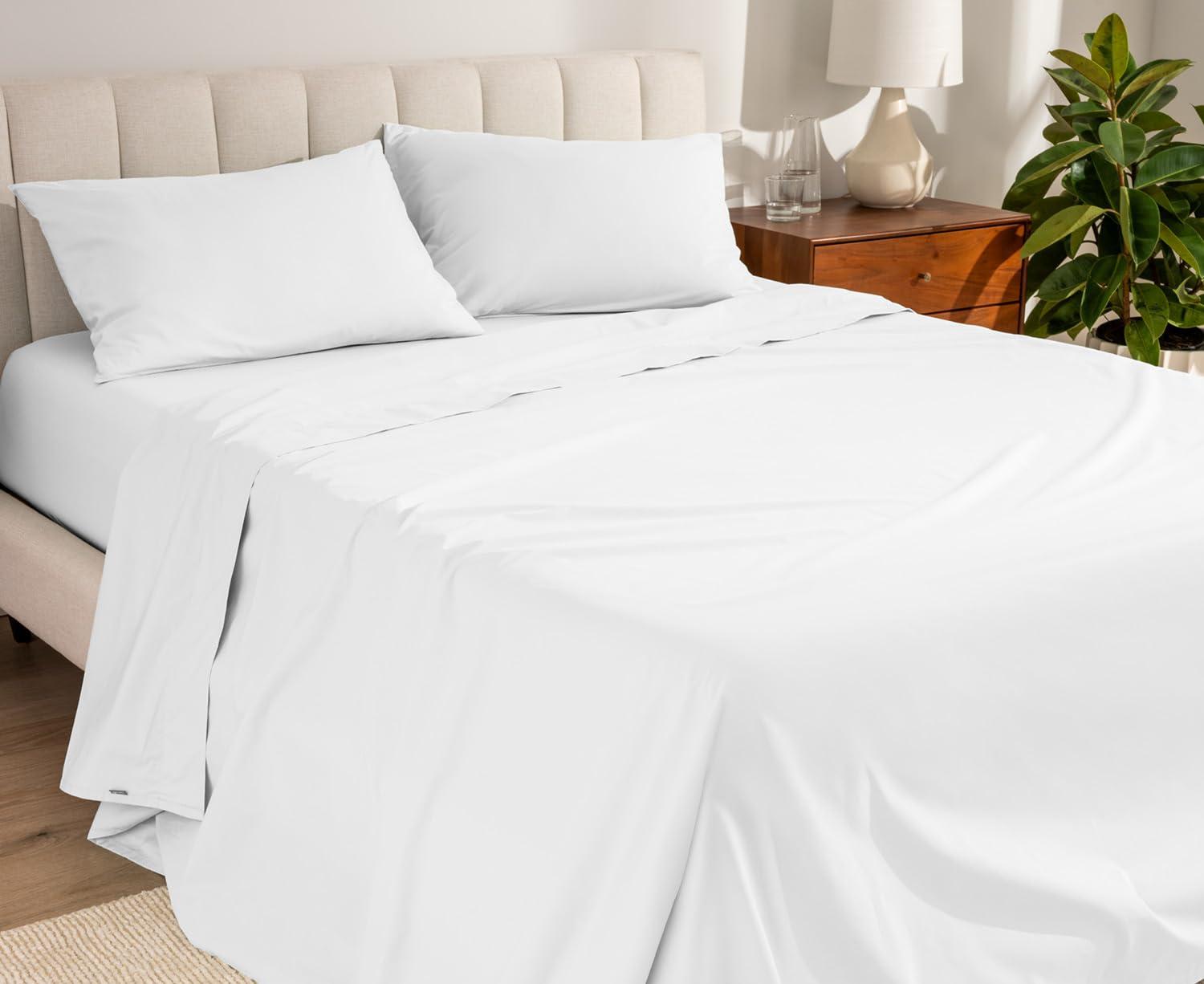 Bare Home 100% Cotton Percale Sheet Set