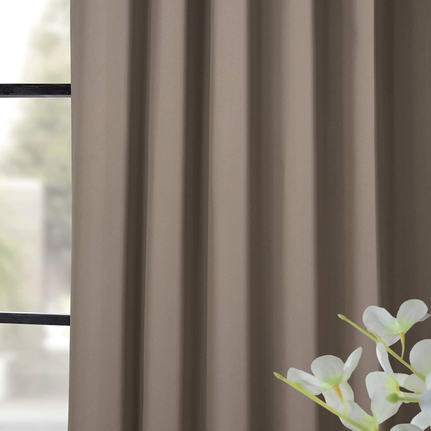 Exclusive Fabrics  Blackout Curtain Panel Pair