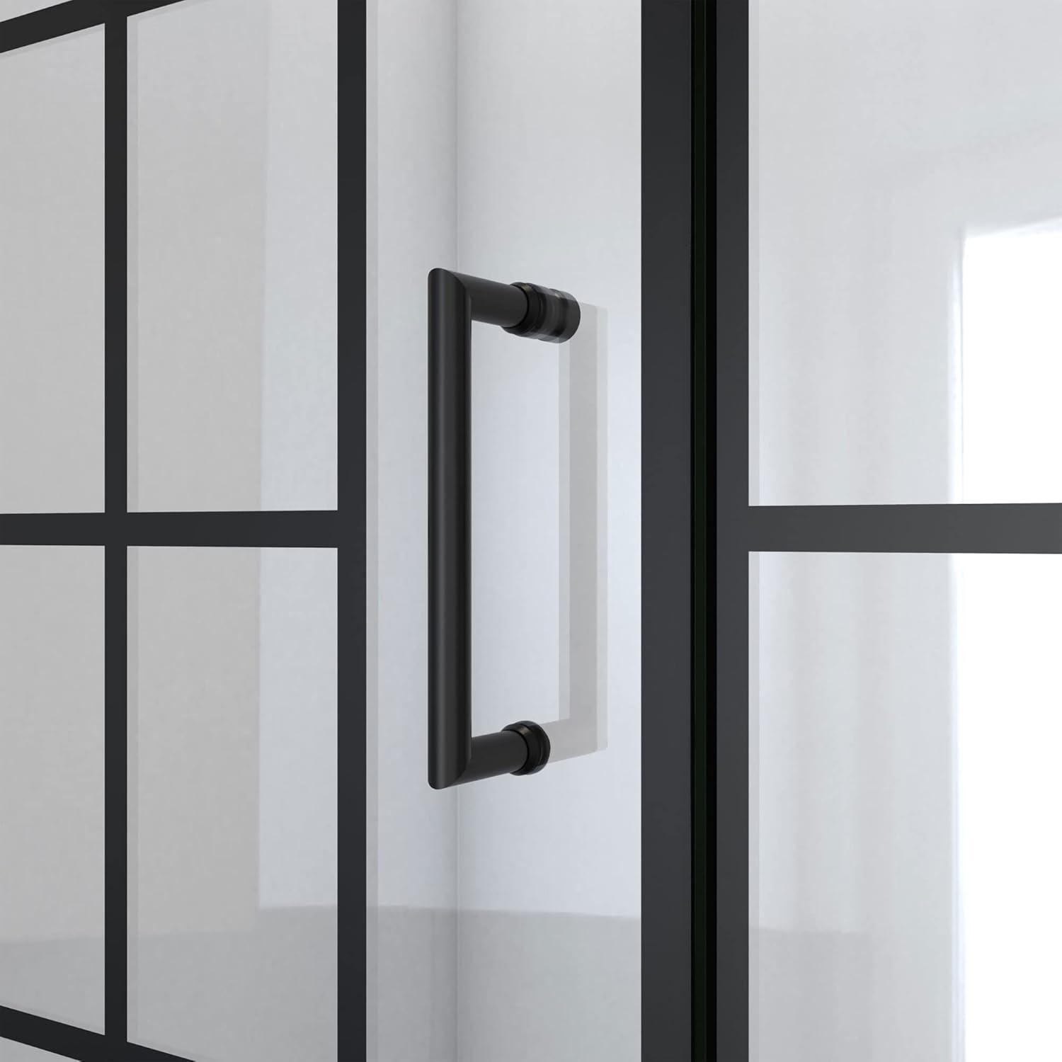 DreamLine Unidoor Toulon 58 in. W x 58 in. H Frameless Hinged Tub Door