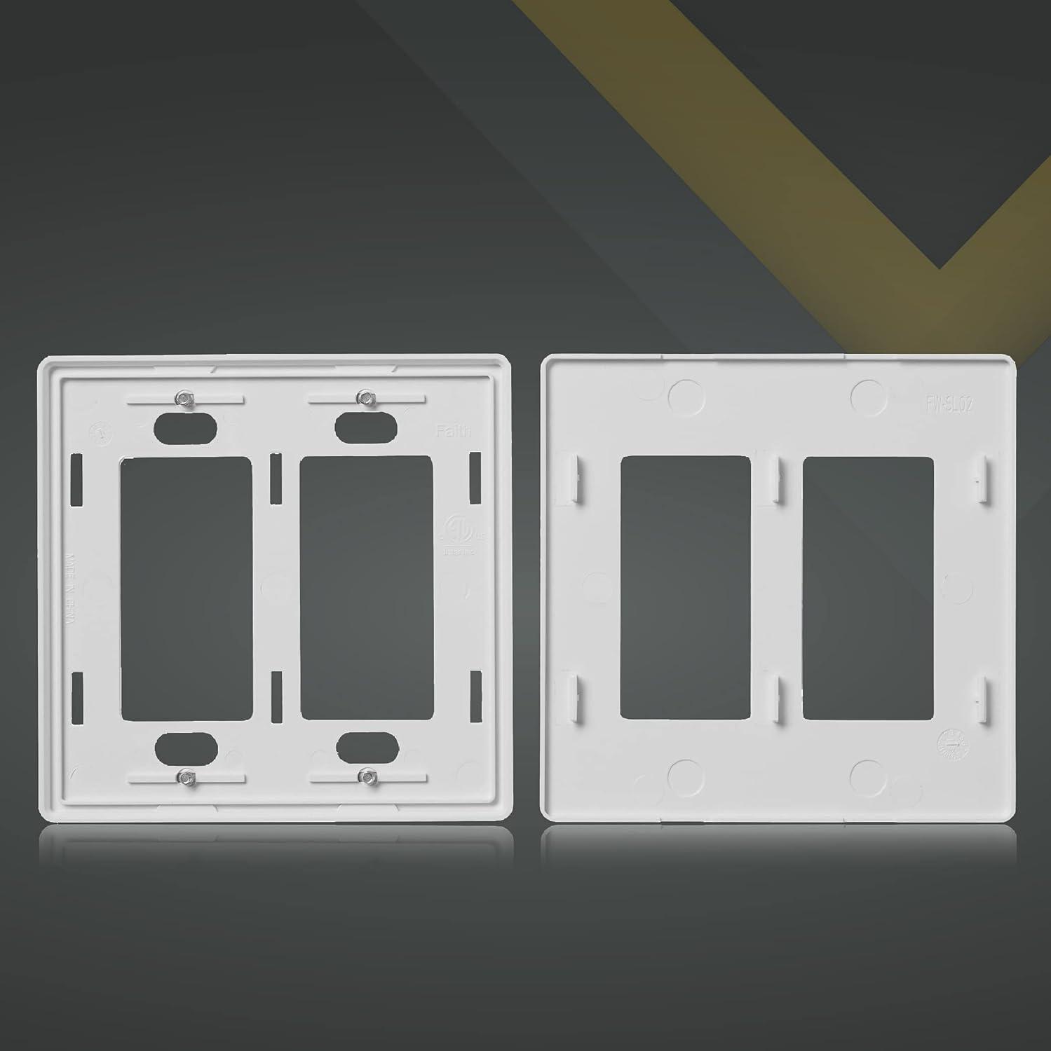 No Subject 2 - Gang Duplex Outlet Standard Wall Plate