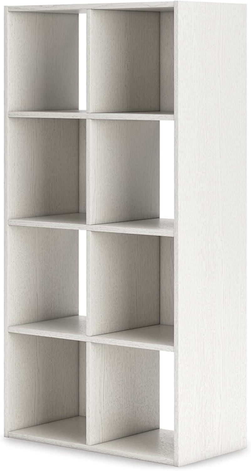 White Eight Cube Organizer with Laminated Surface