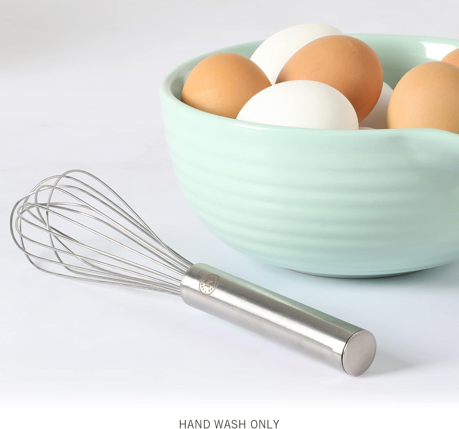 8.5-Inch Stainless Steel Balloon Whisk with Ergonomic Handle