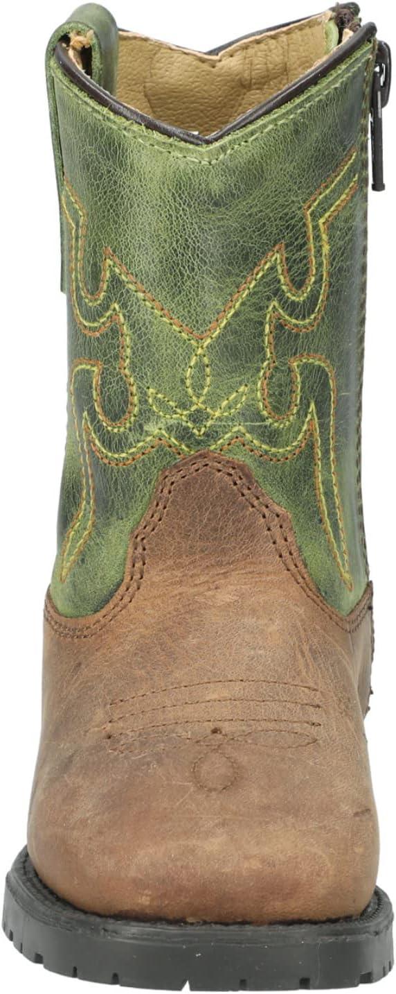 Smoky Mountain Western Boots Boys Autry Square Toe Brown 3667T