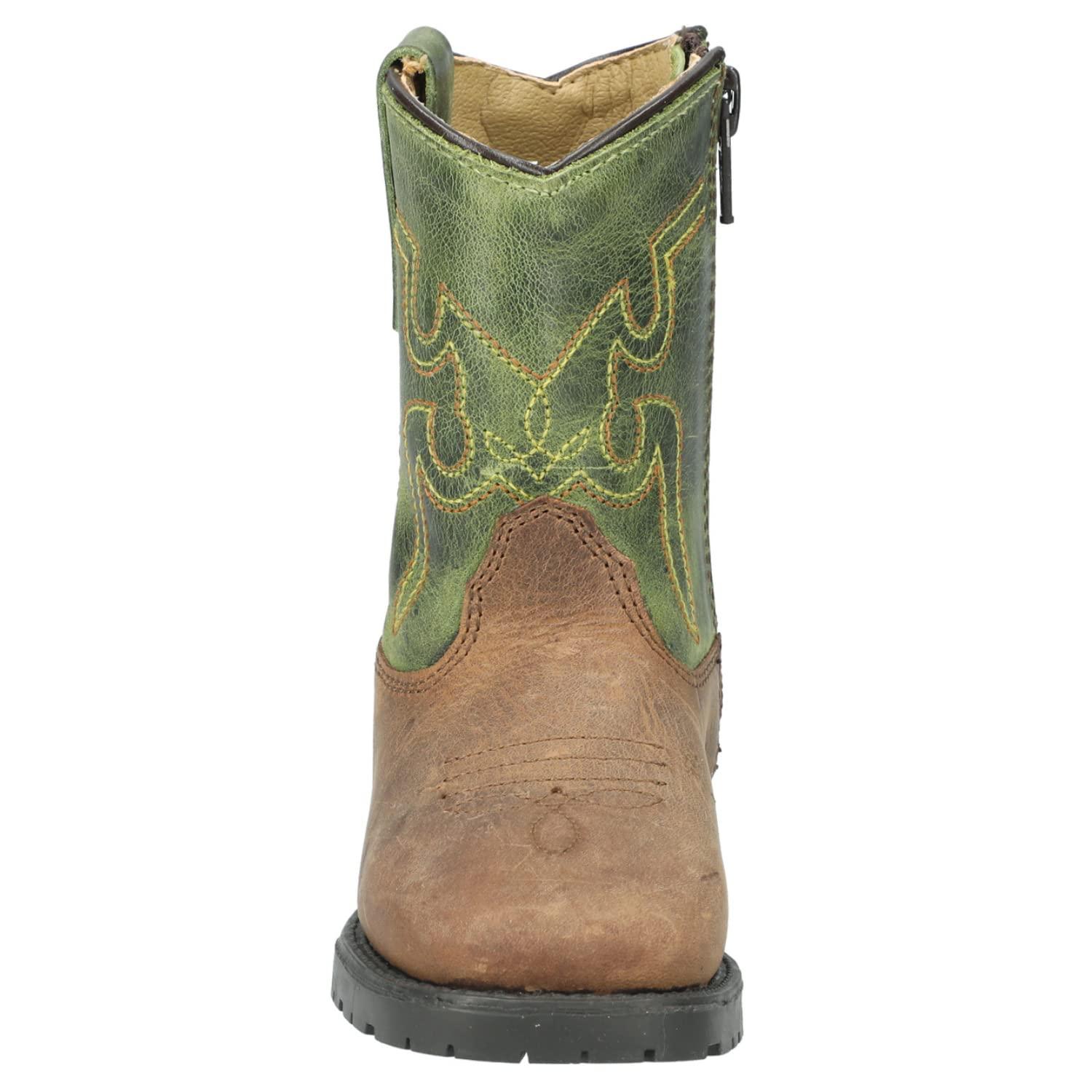 Smoky Mountain Western Boots Boys Autry Square Toe Brown 3667T