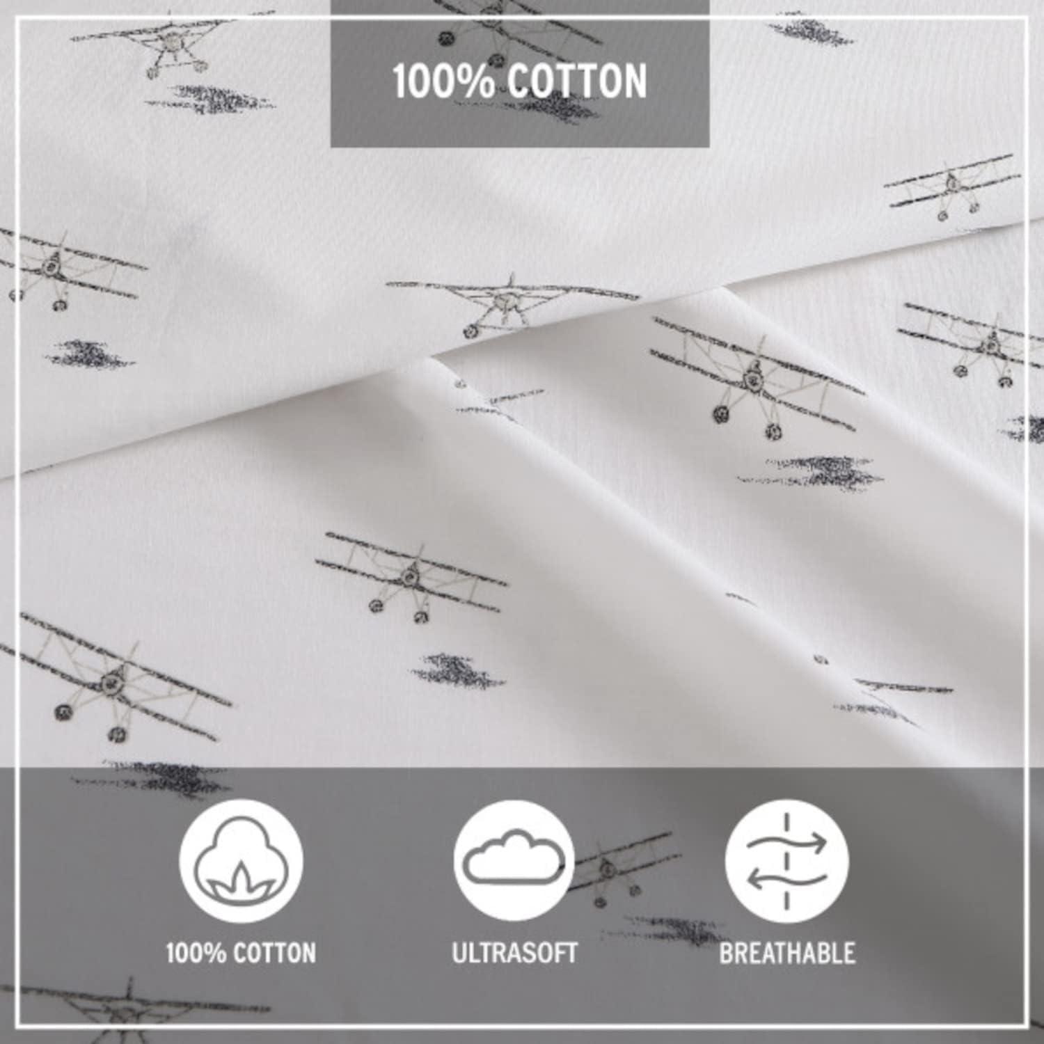 Printed Pattern Percale Cotton Sheet Set - Eddie Bauer