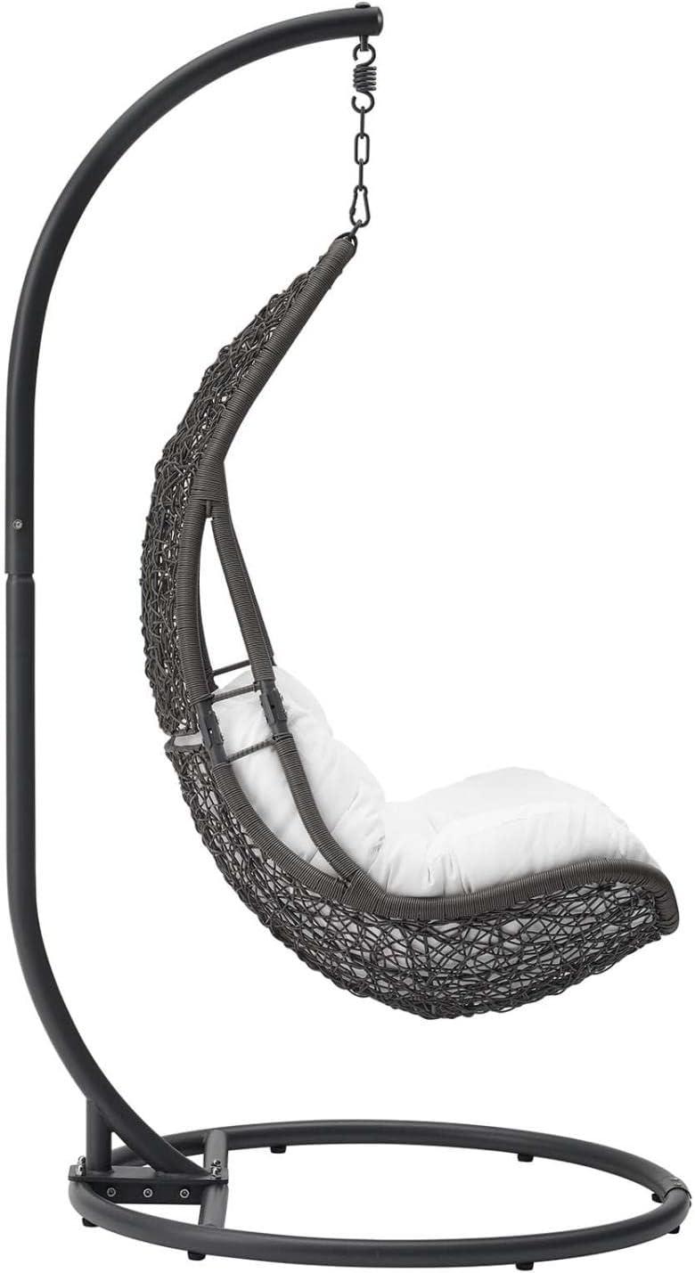 Modway Abate Wicker Rattan Outdoor Patio Swing Chair