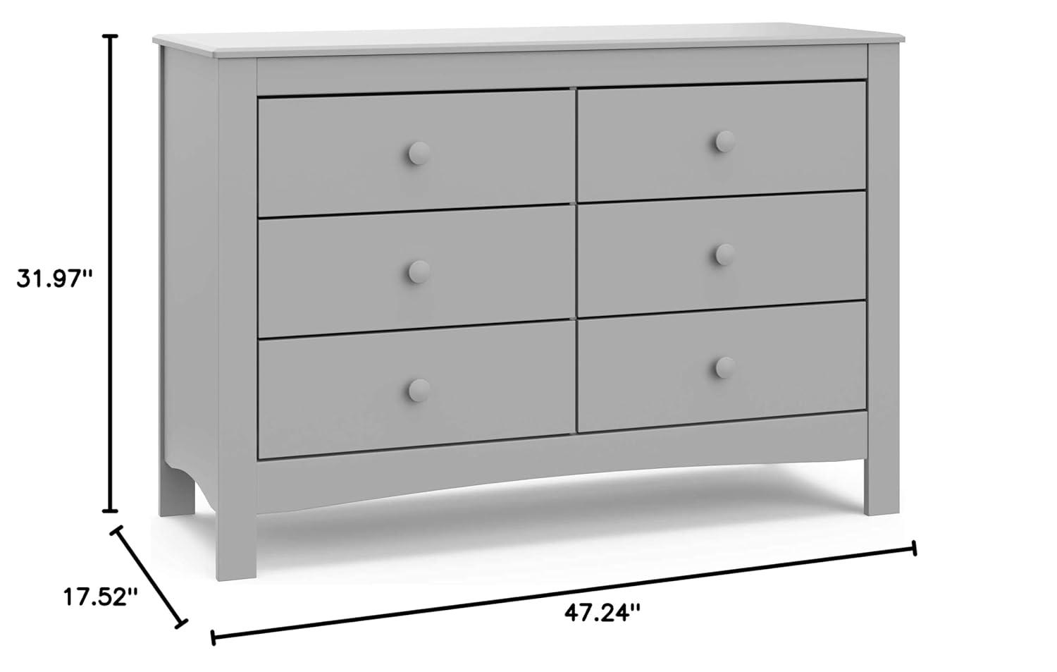 Noah 6 Drawer Double Dresser