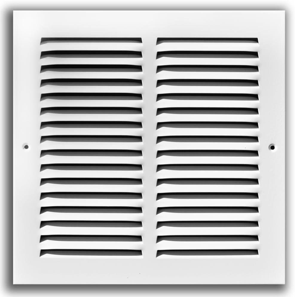 Tru Aire 8x10 White Powder Coat Steel Return Air Grille